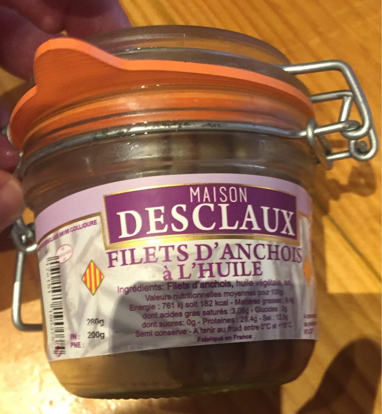 Desclaux Filet d anchois a l’huile packshot