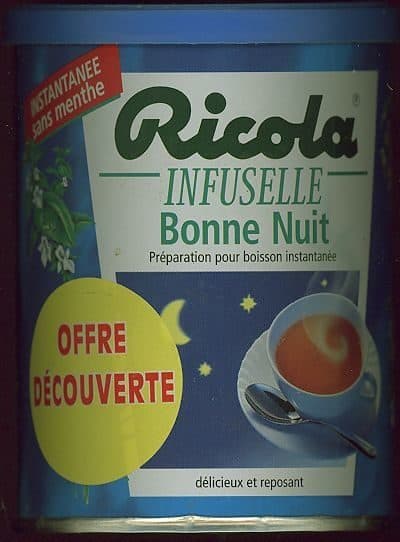 Ricola Infuselle Bonne nuit Ricola packshot