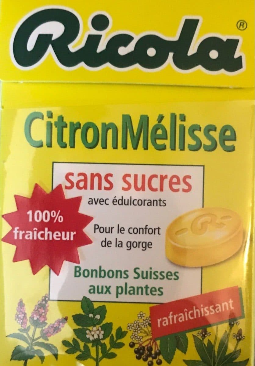 Ricola CitronMélisse packshot
