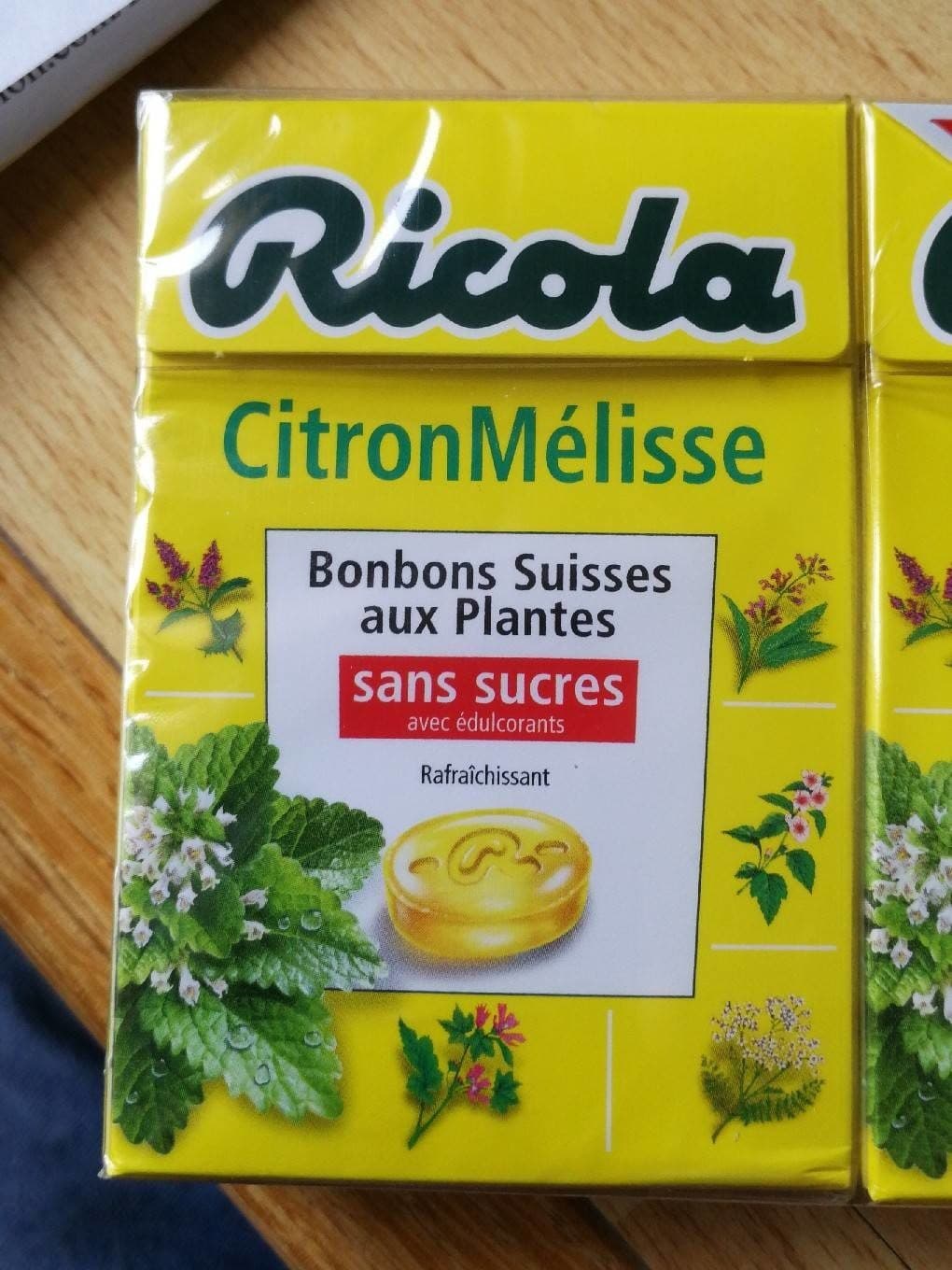 Ricola Citron mélisse packshot