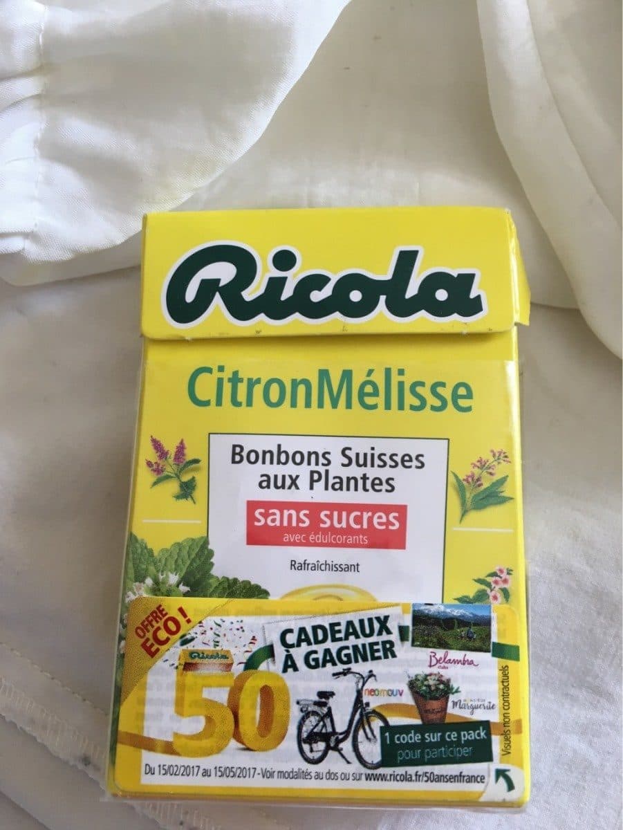 Ricola Citon mélisse packshot