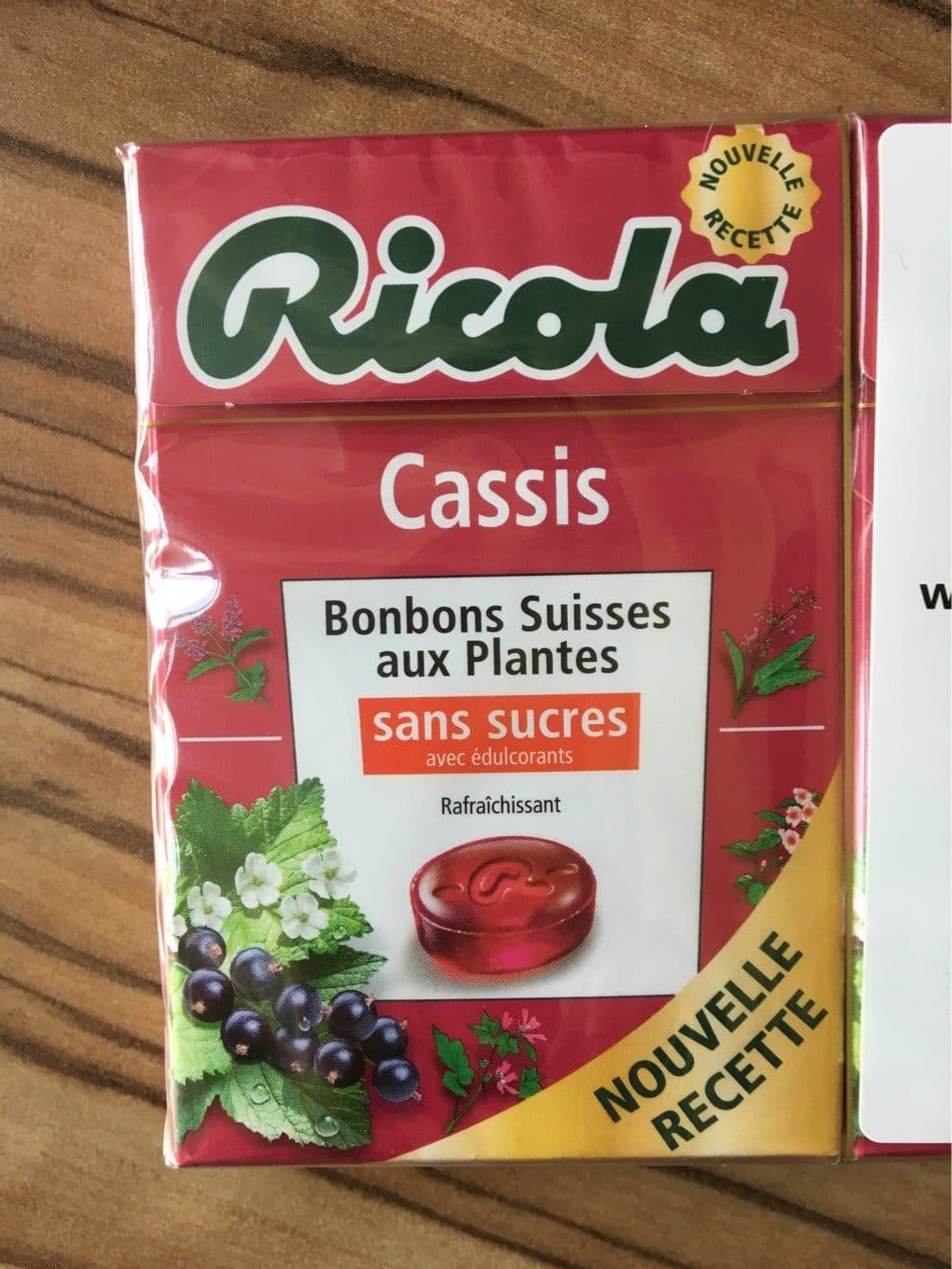 Ricola Ricola Cassis packshot