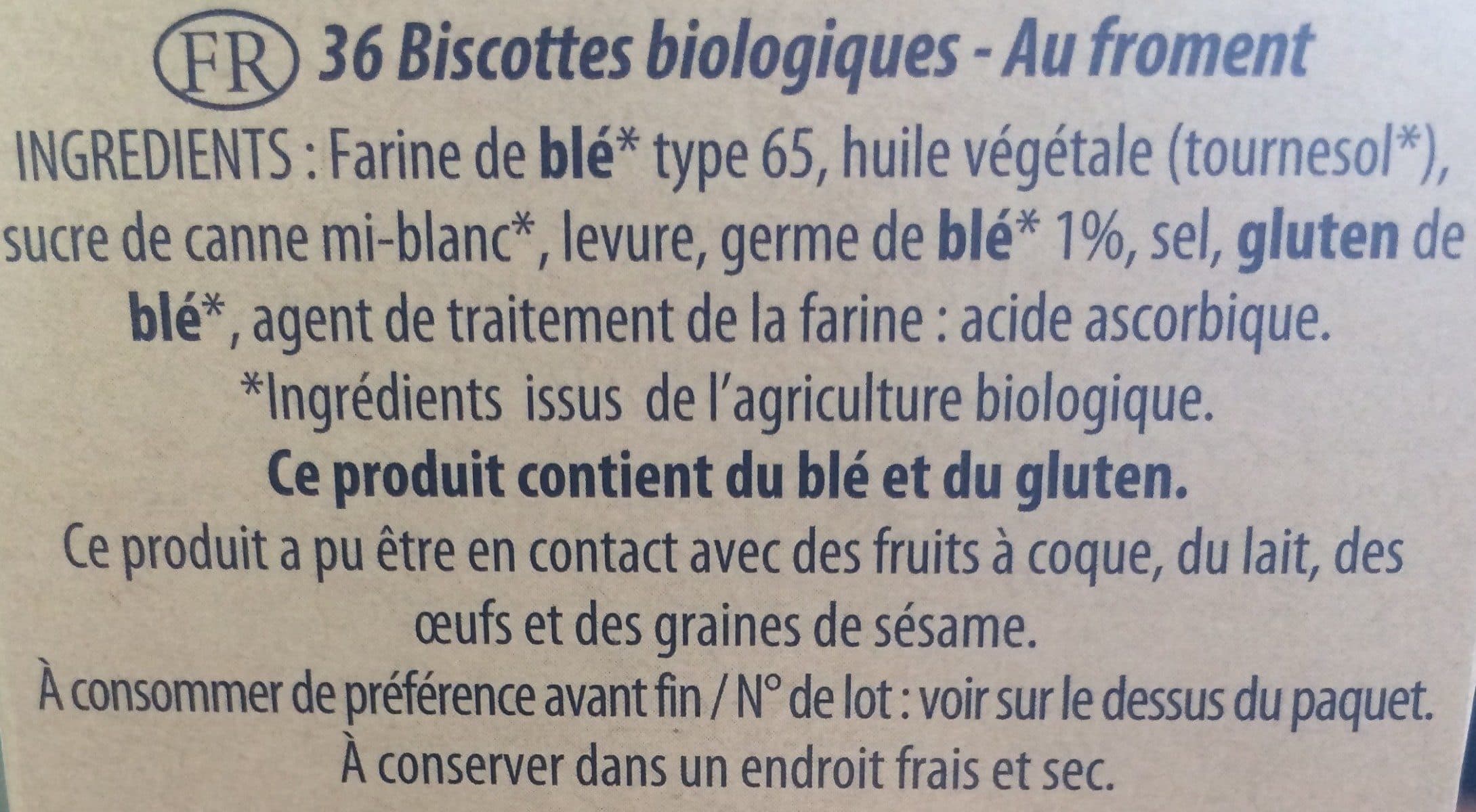 Borsa Biscotte au froment naturel packshot