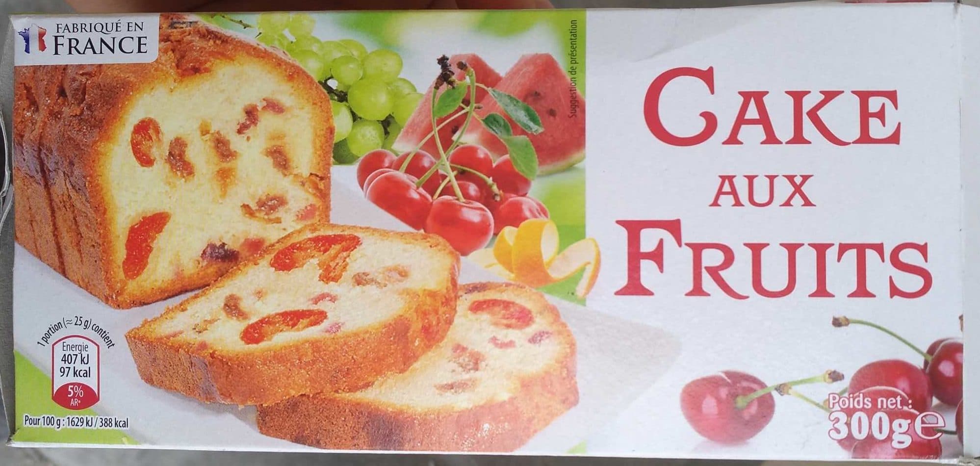 Lidl Cake aux fruits packshot