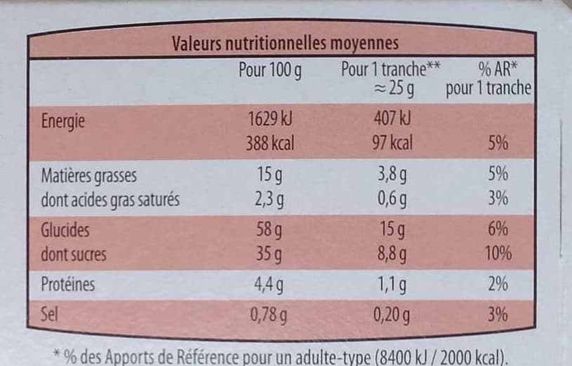 Lidl Cake aux fruits packshot