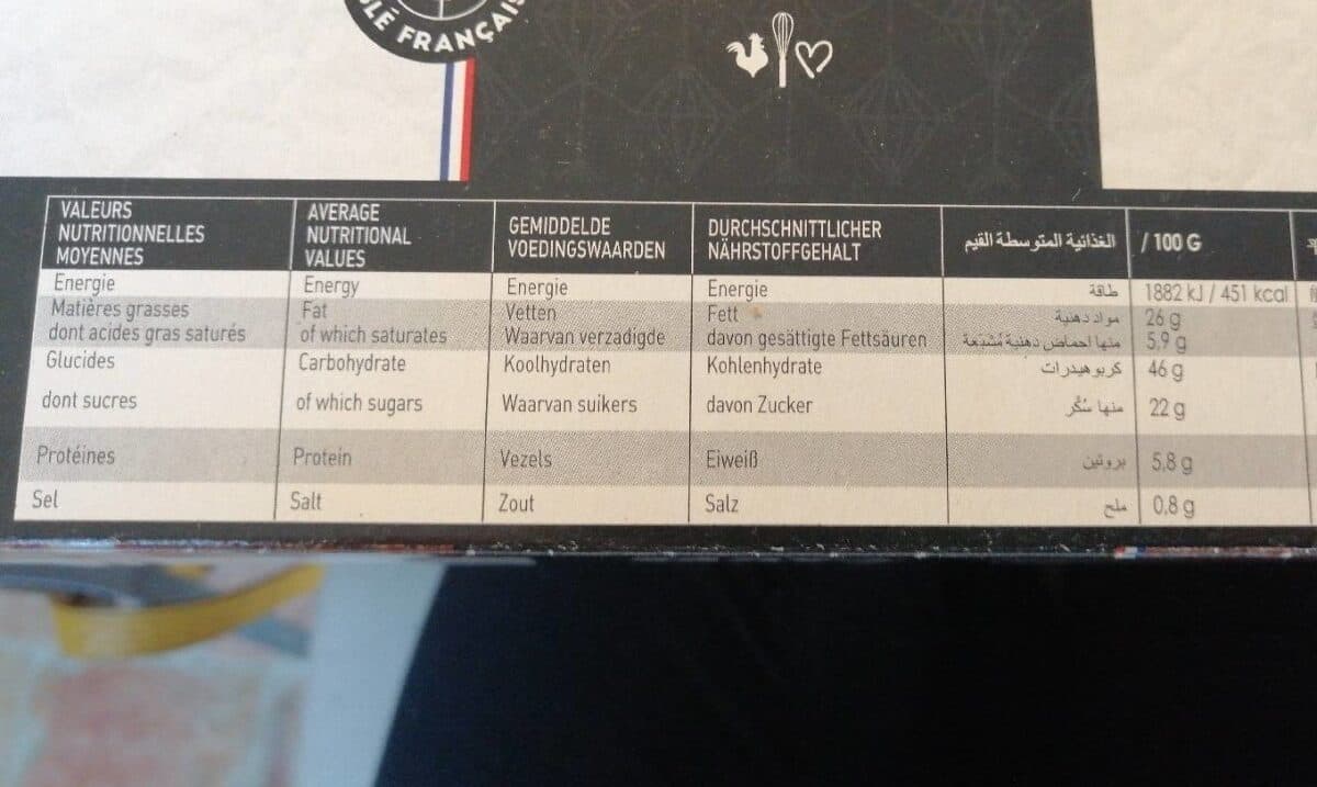 Open Food Facts Gâteau Tout Chocolat packshot