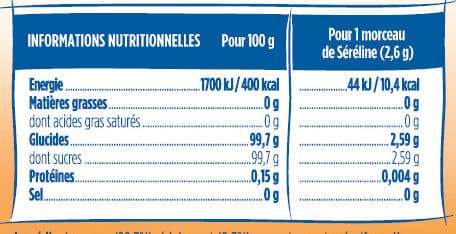 Béghin Say Séréline morceaux blancs packshot