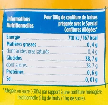 Béghin Say Préparation gélifiante pour confitures allégées en sucres packshot