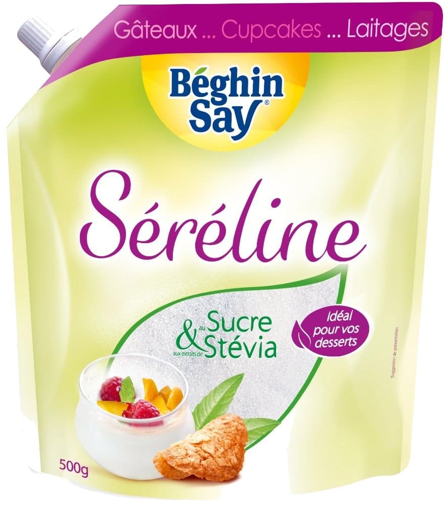 Béghin Say Séréline au sucre et Stévia packshot