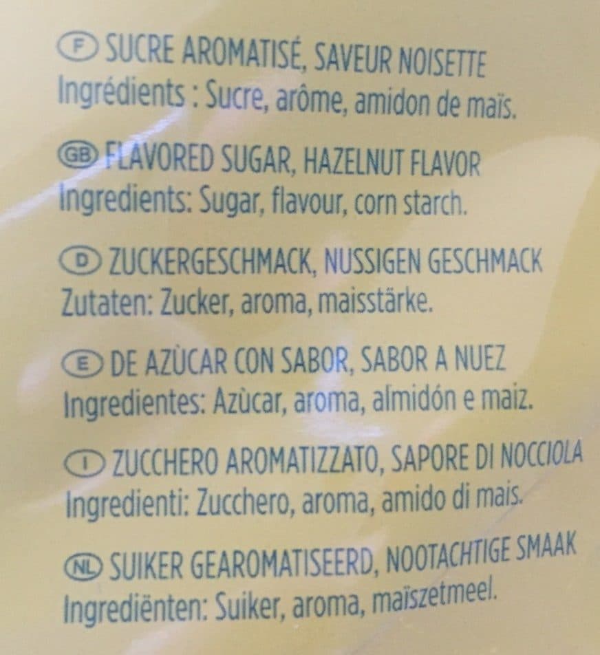 Beghin Say Sucre saveur noisette packshot