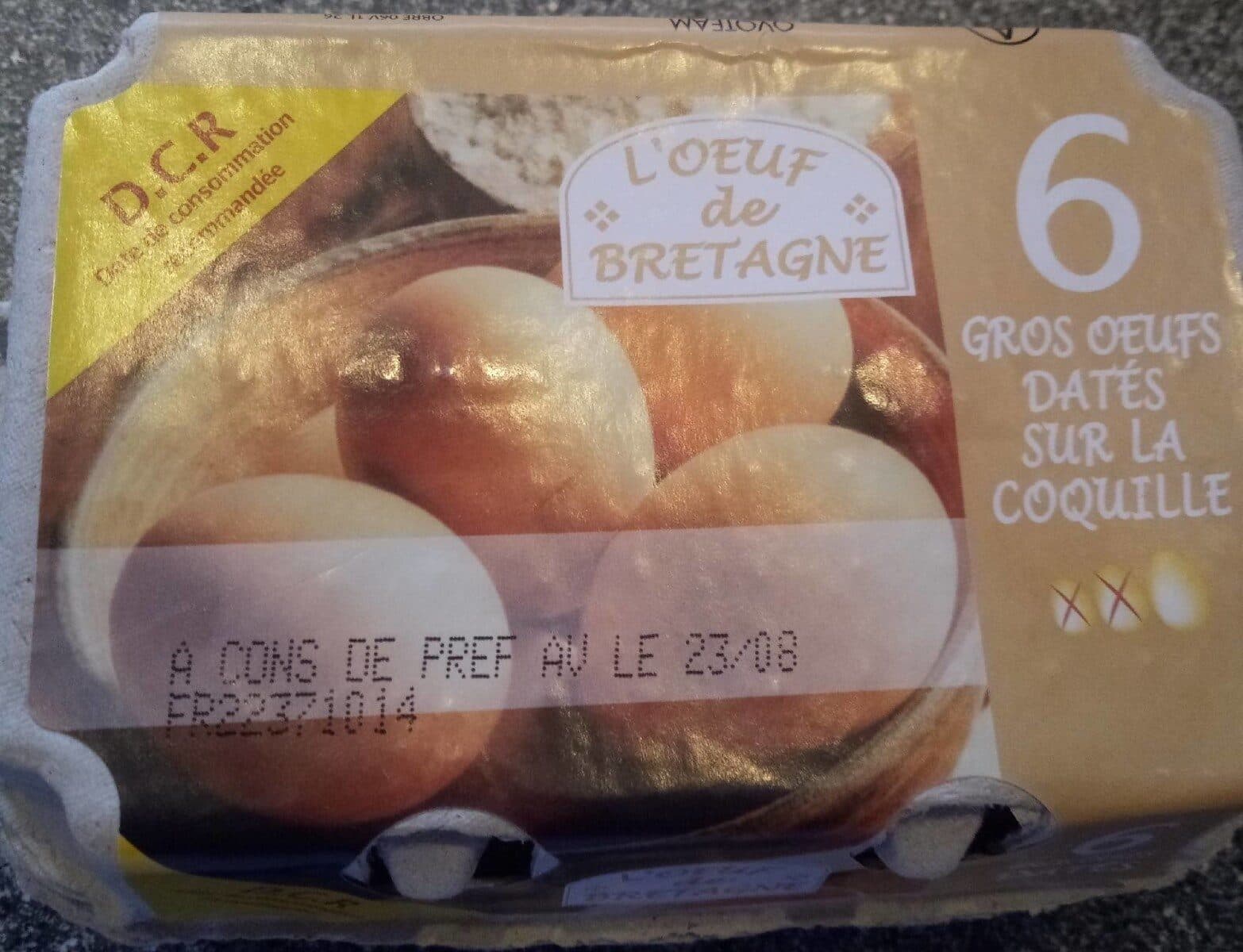 Ovoteam 6 Gros oeufs Le Clos St Jacques packshot