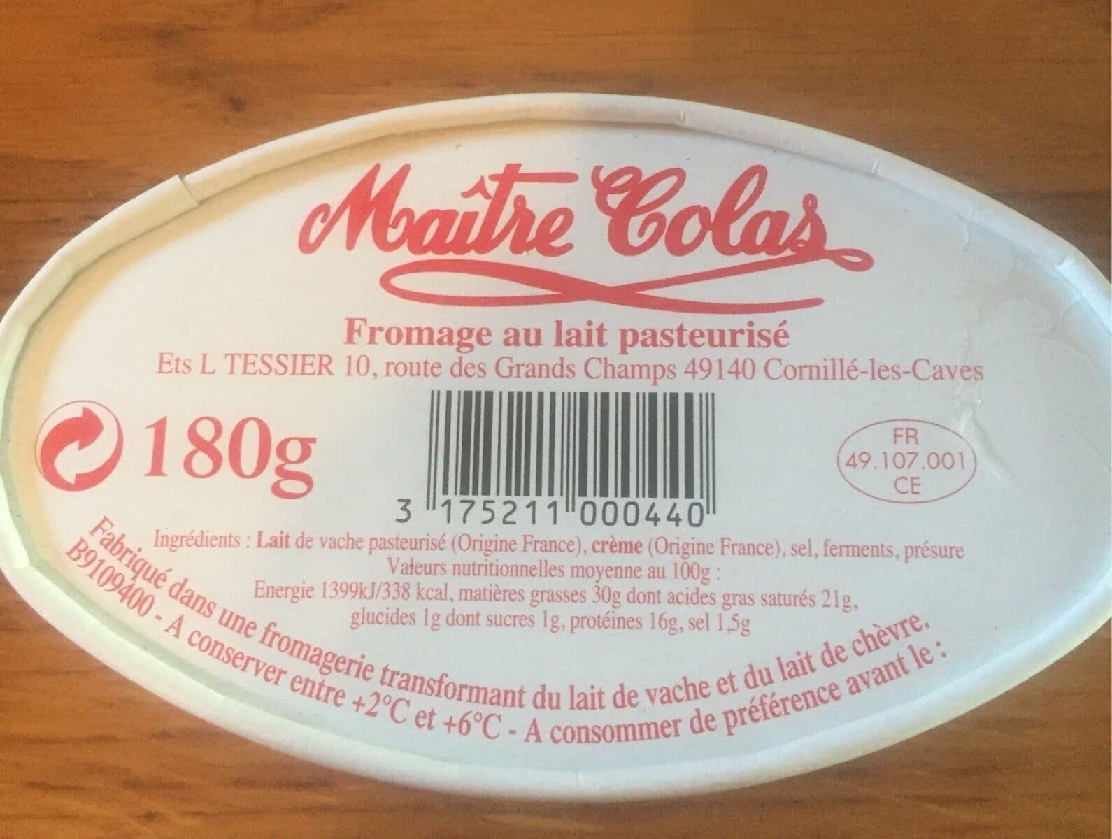 Maitre Colas maître lolas packshot