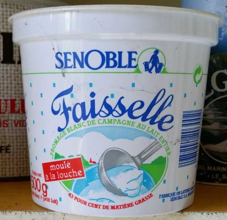 Senoble Faisselle packshot