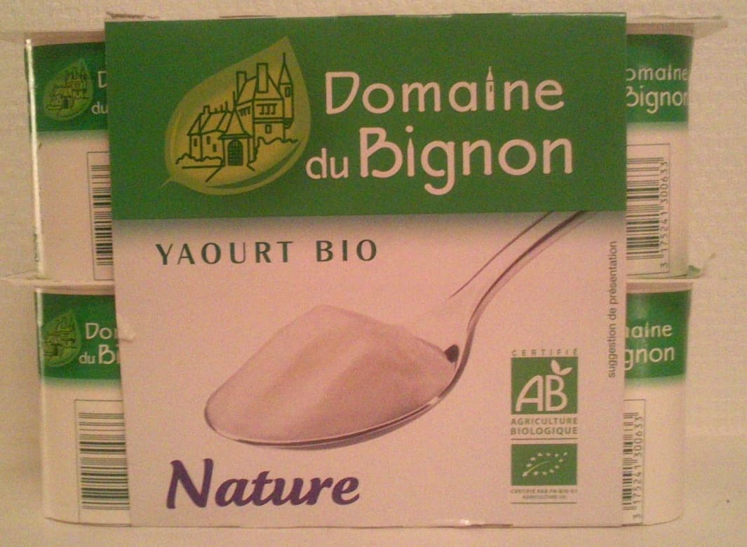 Domaine du Bignon Yaourt Bio Nature packshot
