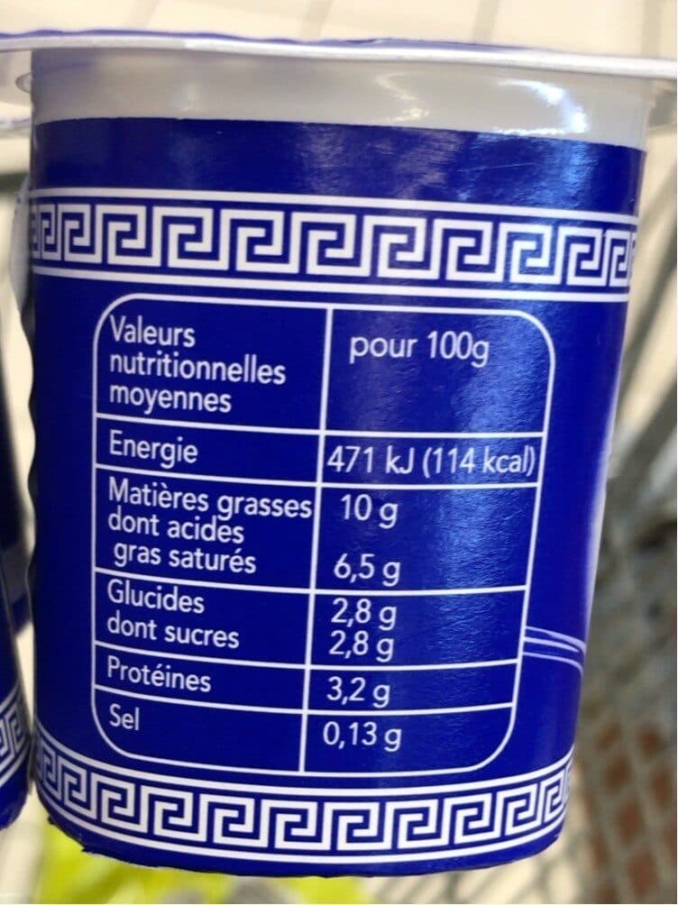 Sans marque Yaourt à la Grecque nature packshot