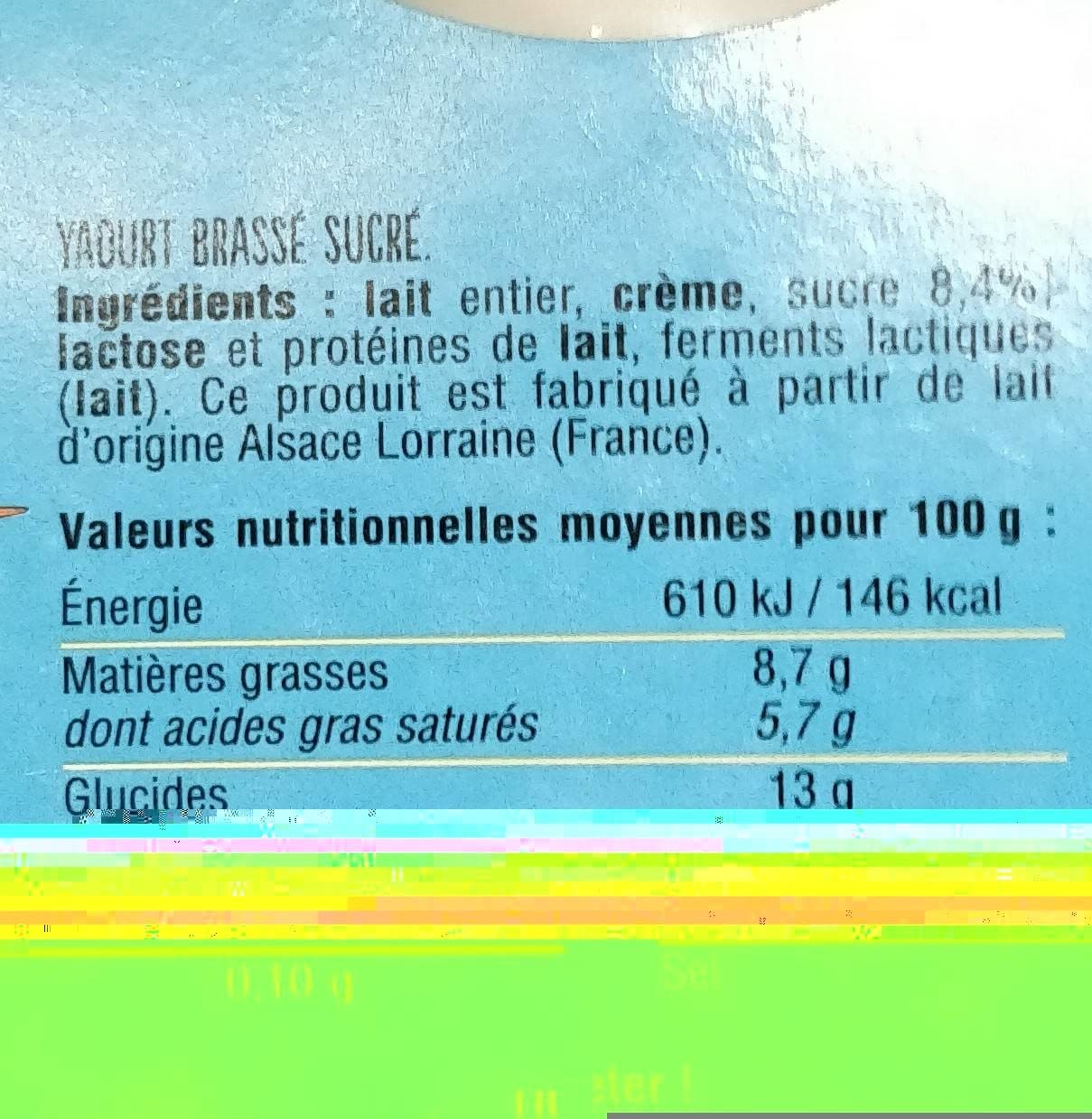 A Güeter Yaourt nature sucré packshot