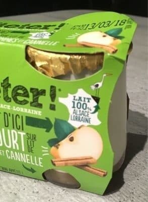 A Güeter Yaourt pommes cannelle packshot