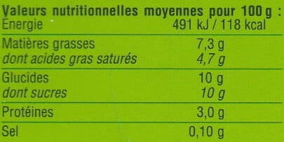 A Güeter Yaourt pommes cannelle packshot