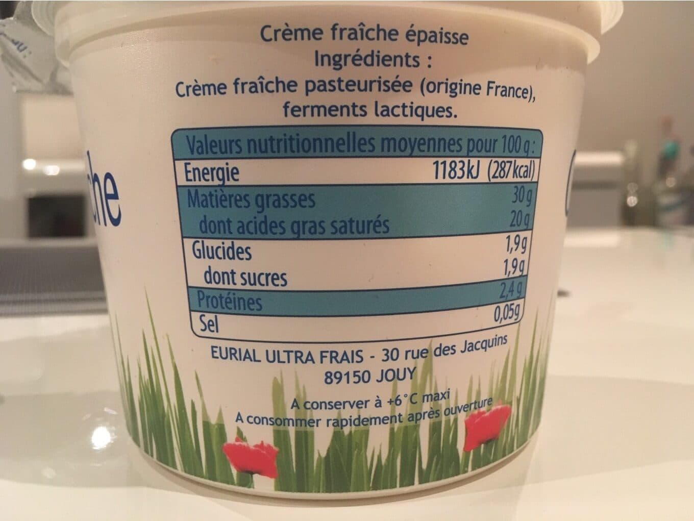 Mennel Crème Fraiche entière packshot