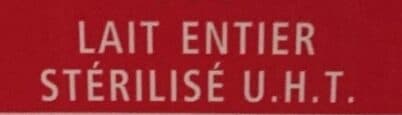 Le Petit Vendéen Lait Entier stérilisé Uht packshot