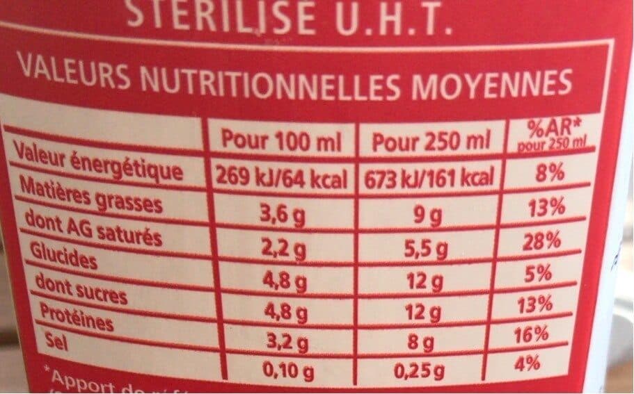 Le Petit Vendéen Lait Entier stérilisé Uht packshot