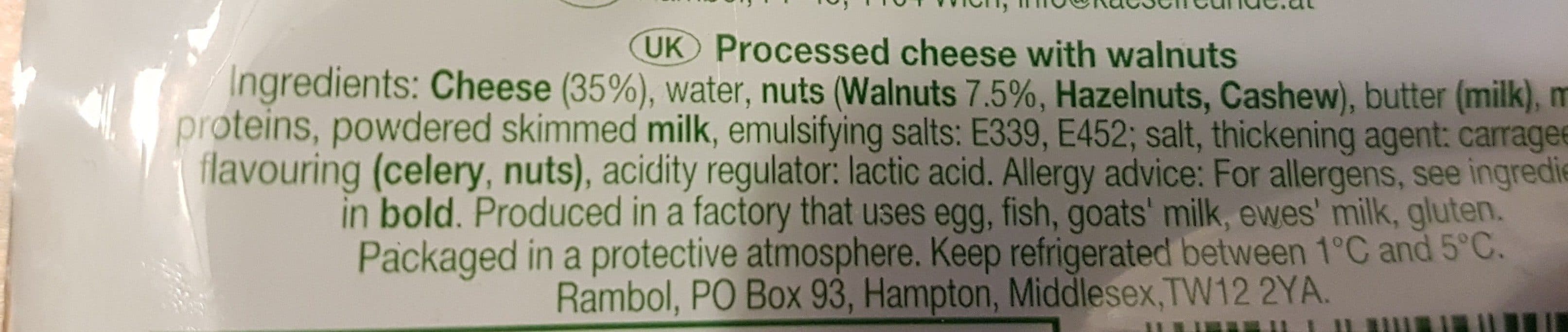 Fromagerie Rambol Käse (Walnuss) packshot
