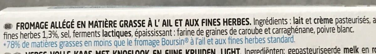 Bel Boursin Light 9%, Bel Group (F) packshot