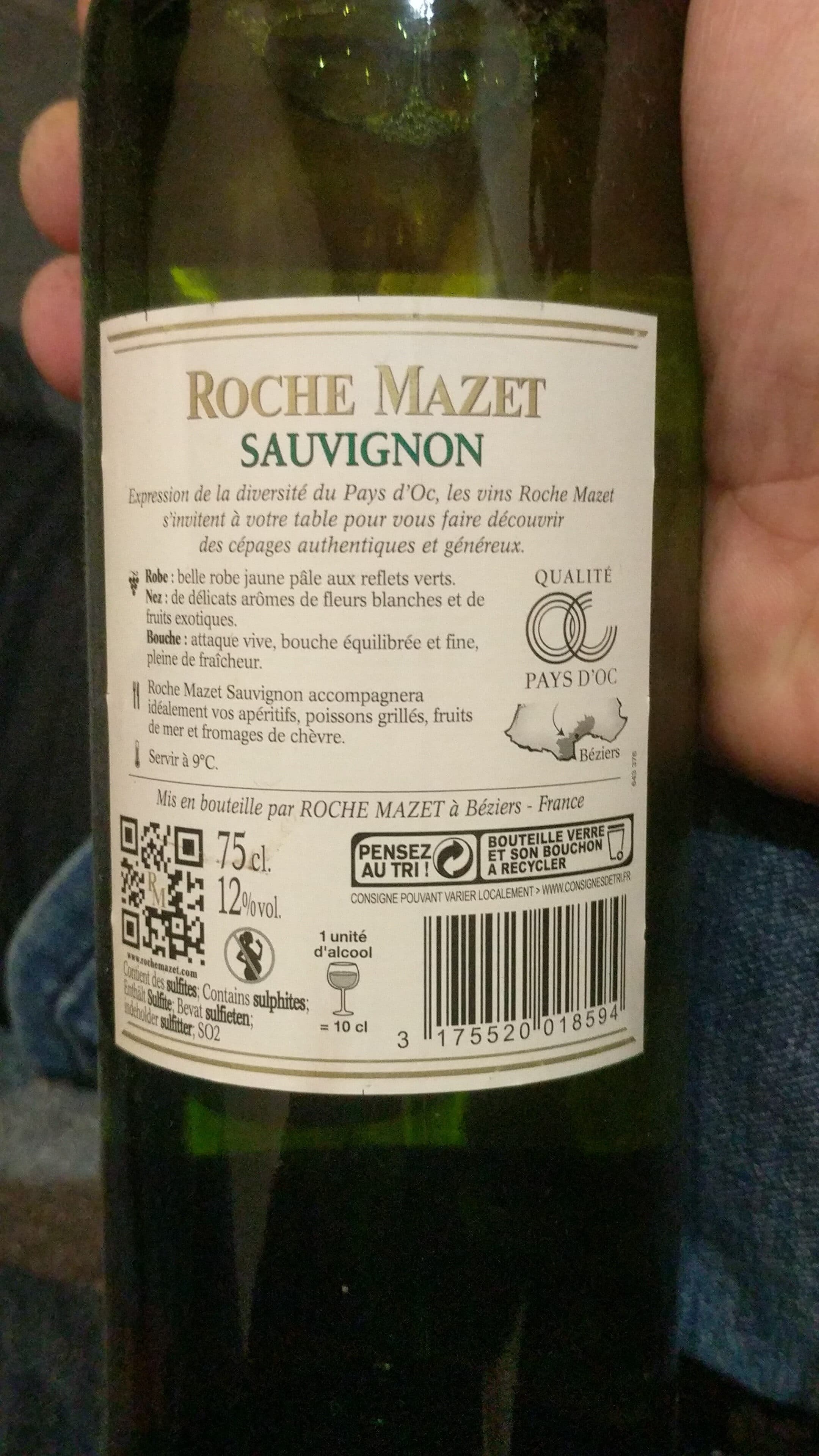 Roche Mazet Sauvignon packshot