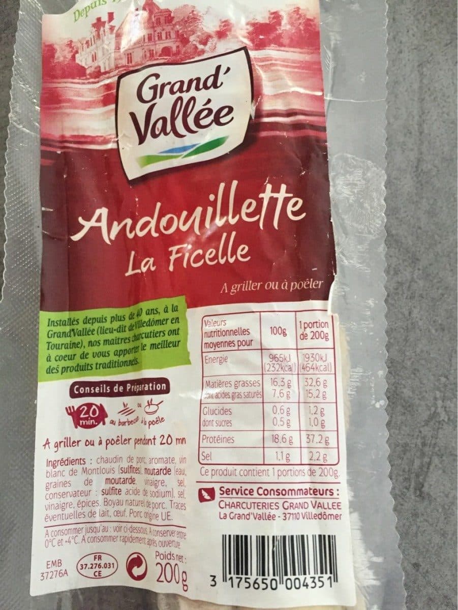 Open Food Facts Andouillette packshot