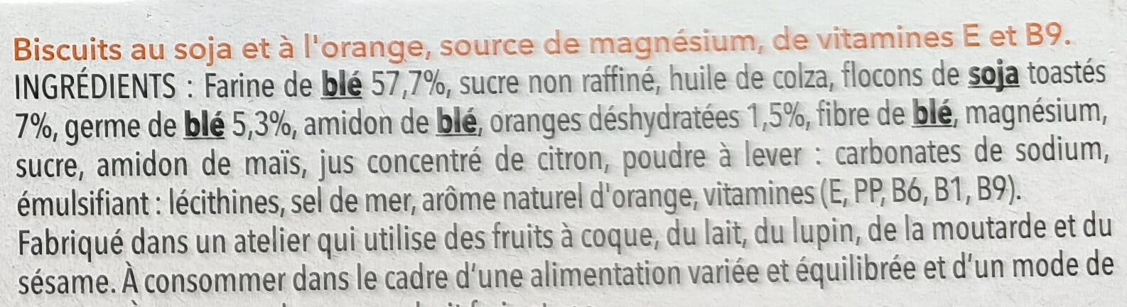Gerblé Biscuit soja orange packshot