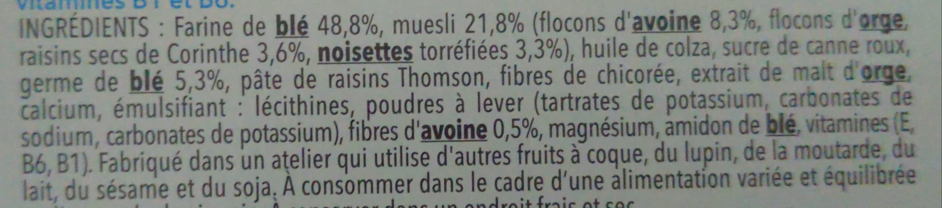 Gerblé Biscuit muesli avoine Gerblé packshot