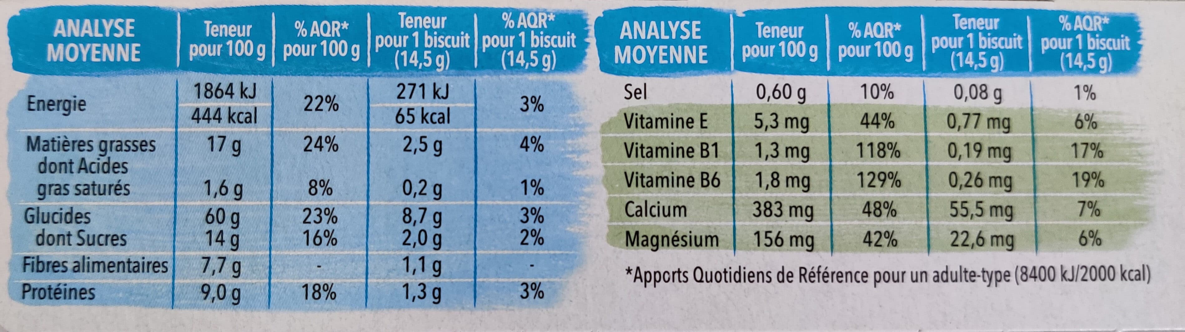 Gerblé Biscuit muesli avoine Gerblé packshot