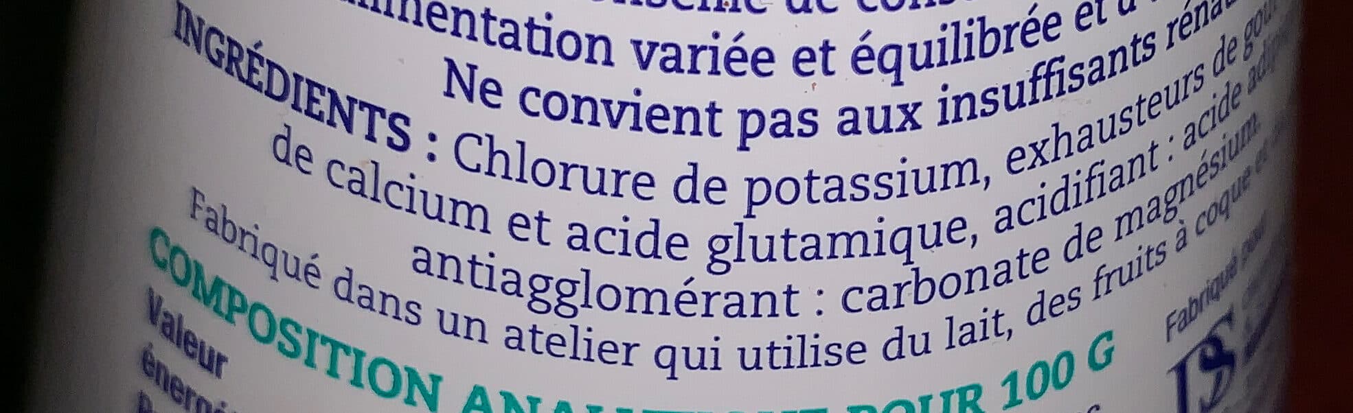 Bouillet Sel diététique sans sodium packshot