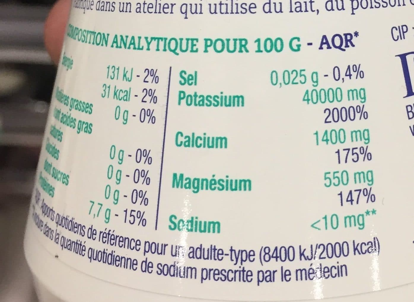 Bouillet Sel diététique sans sodium packshot