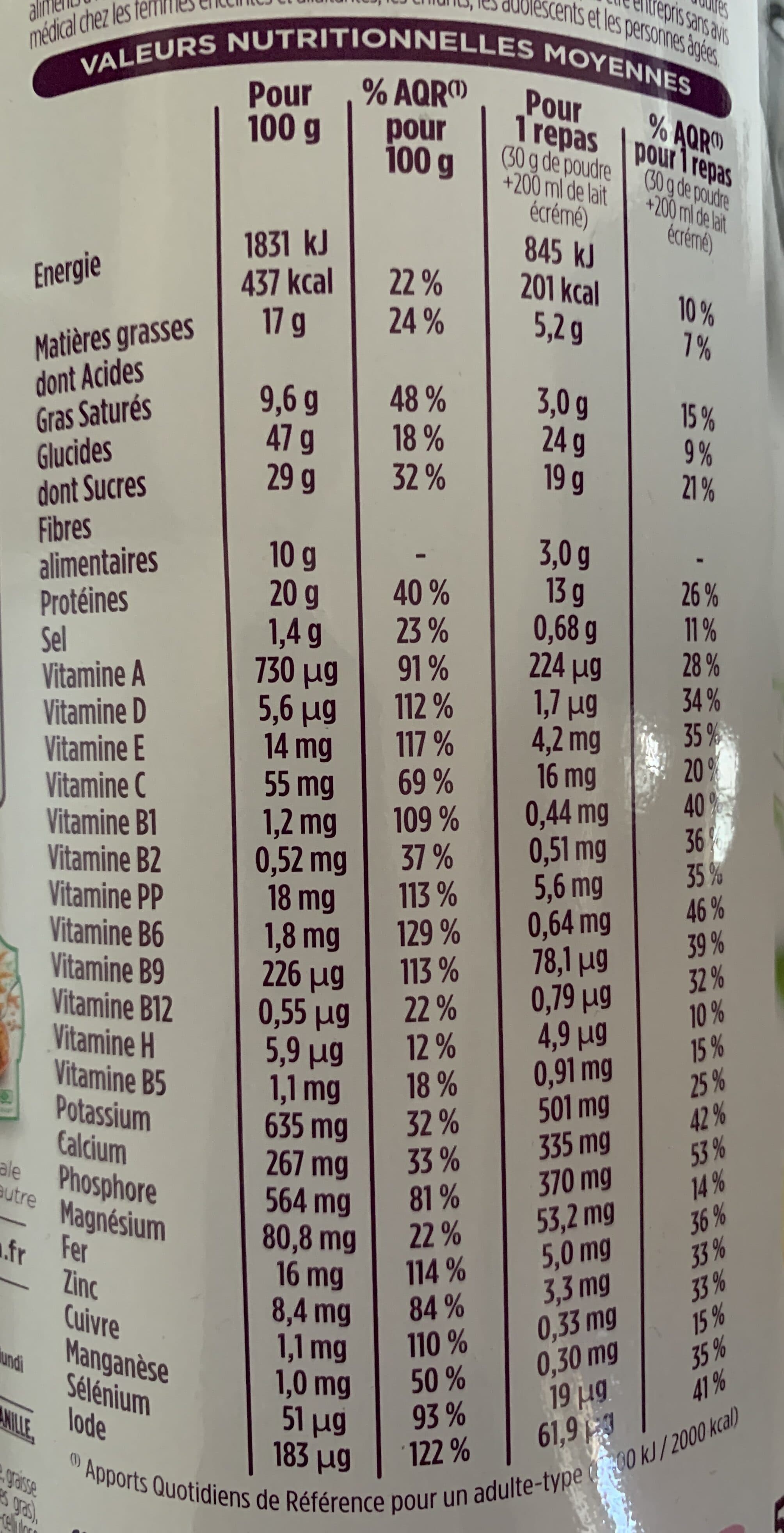 Gerlinéa Crème saveur vanille packshot