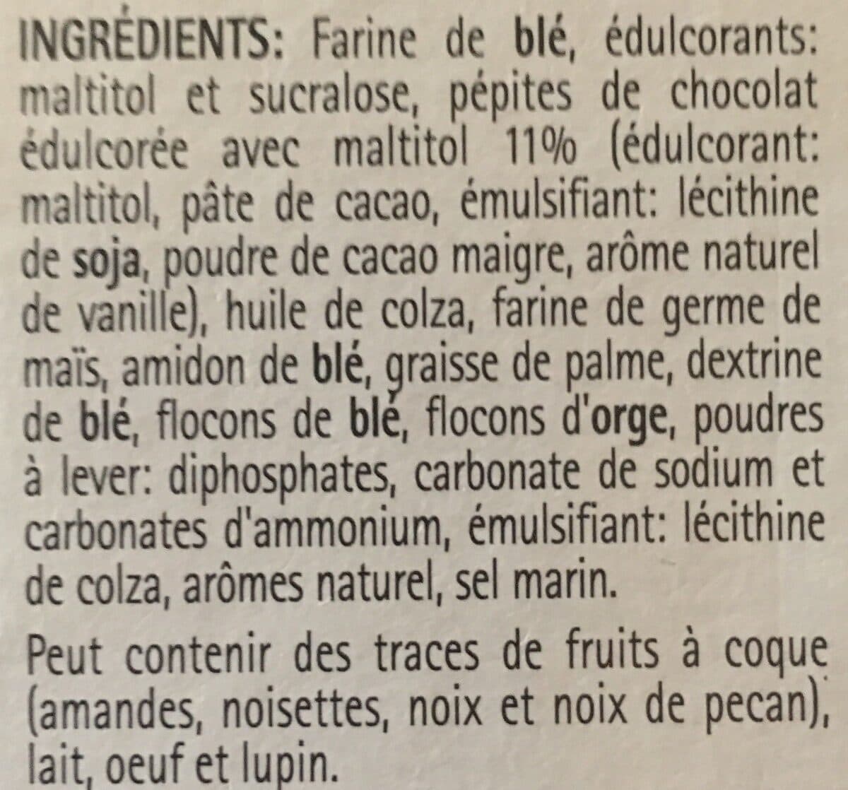Cereal GlucoRegul Biscuits Chocolat-Noisettes packshot