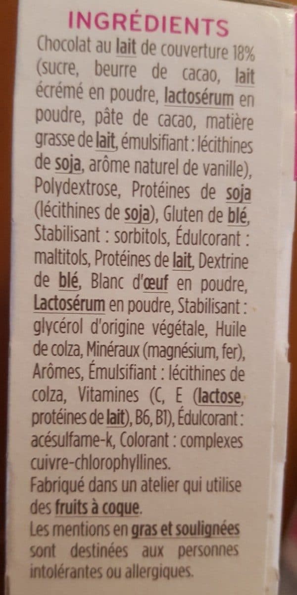 Milical Barres minceur packshot