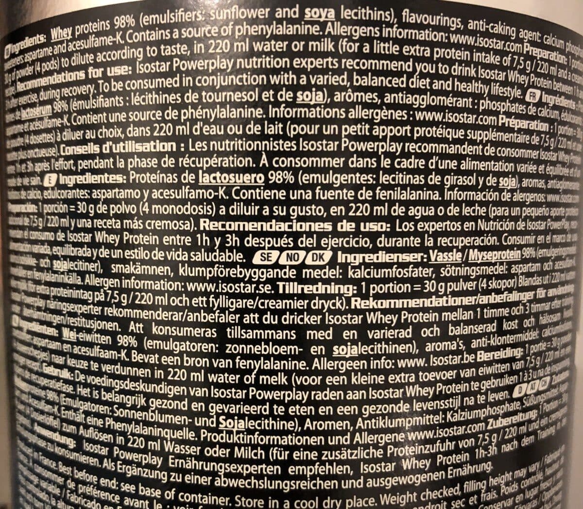 Open Food Facts Whey Protéine Vanilla packshot