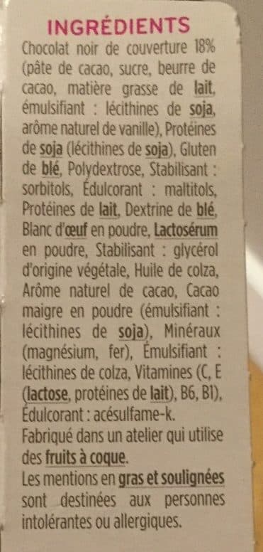 Milical Milical - Barres HP chocolat - étui 6 barres packshot