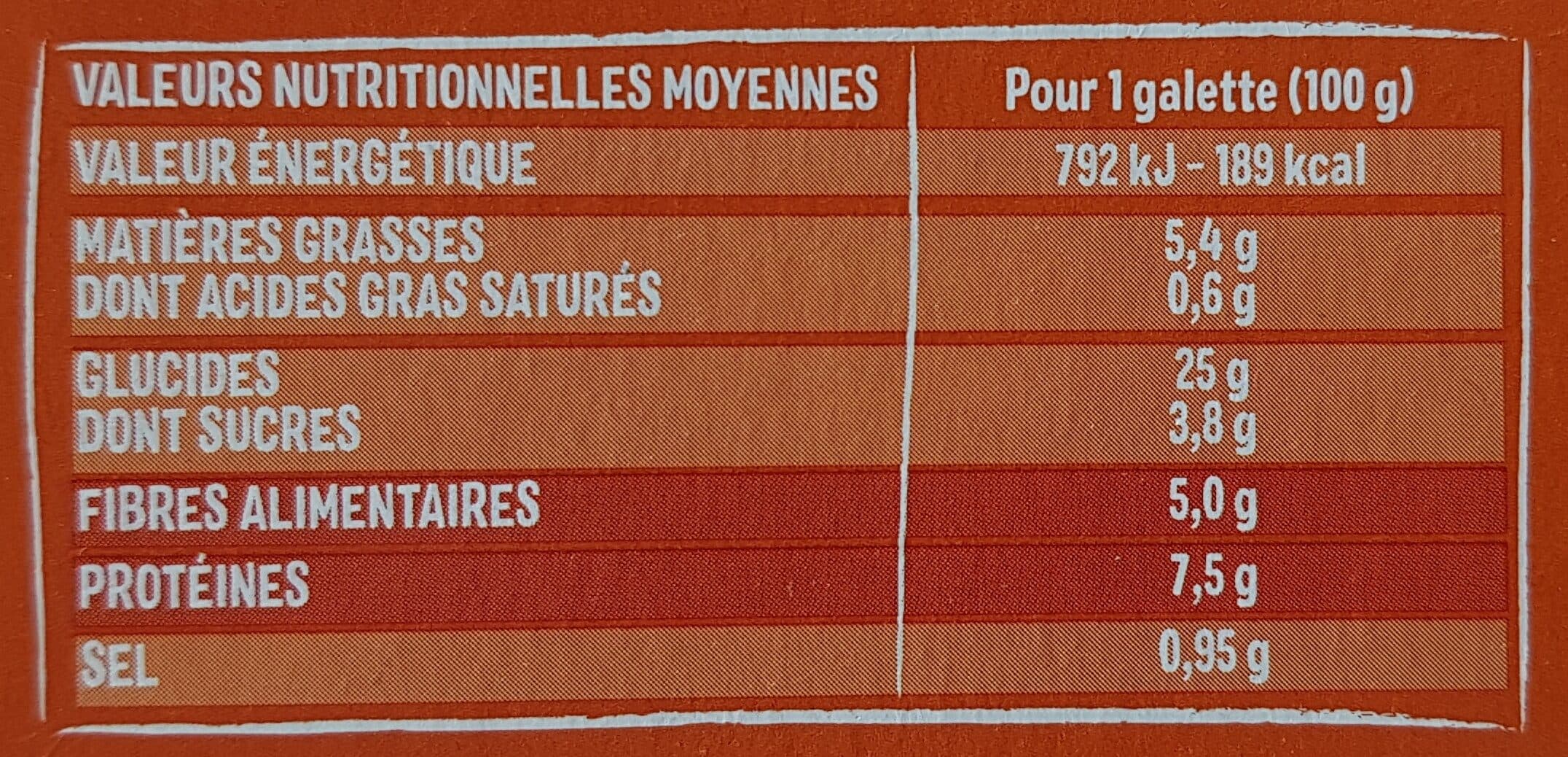 Céréal Bio Les Galettes Boulgour & Quinoa - Tomate & Paprika packshot