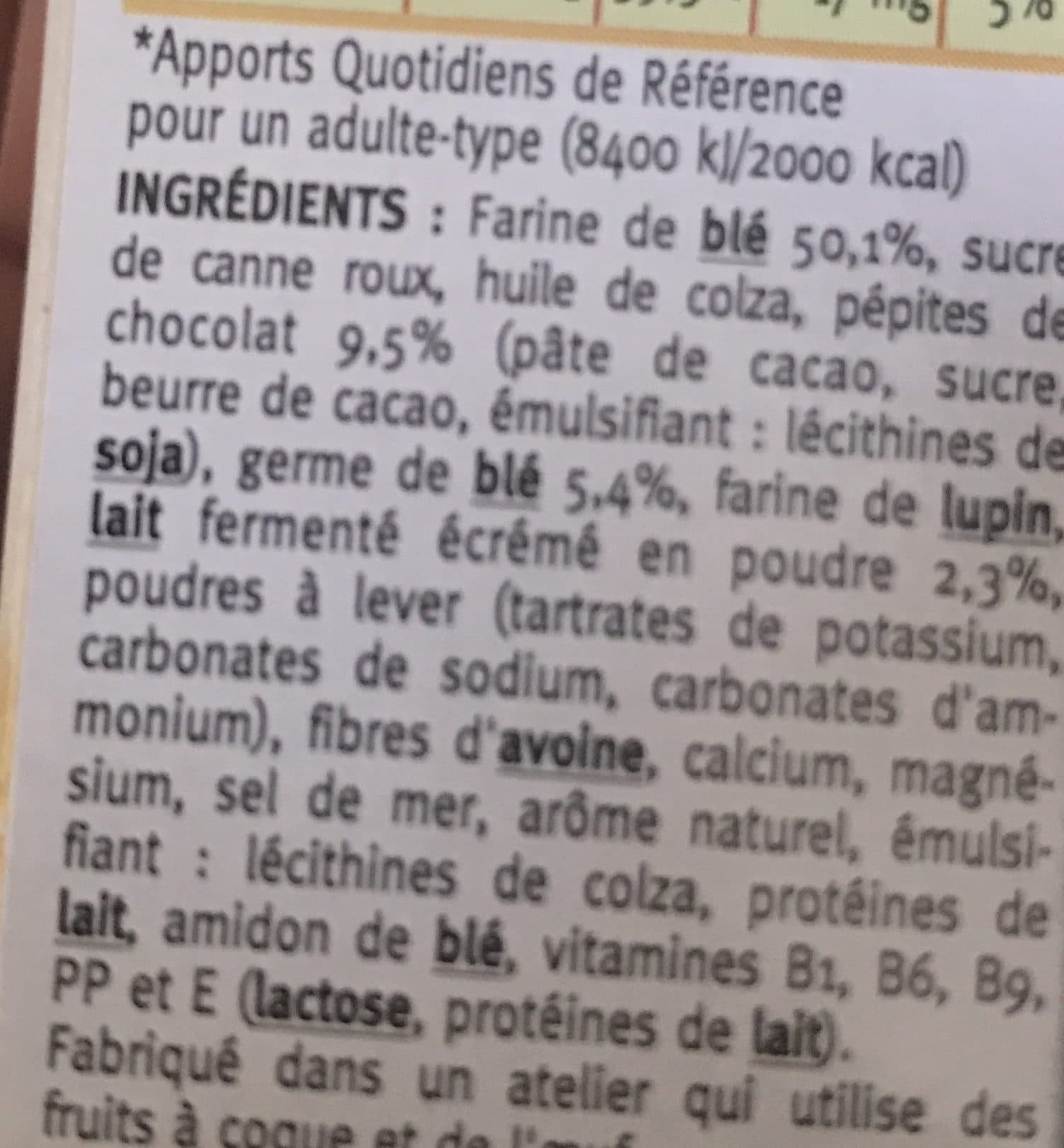 Gerblé Biscuits pocket chocolat sésame packshot