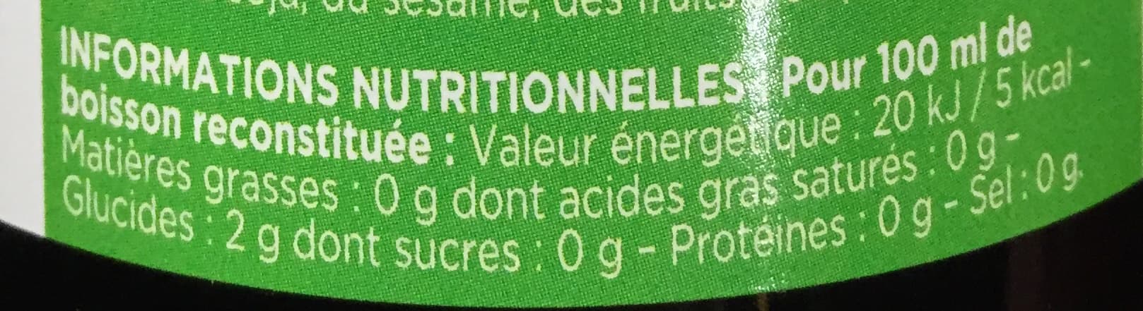 Gerlinéa Draineur Detox Bio goût Citron sans sucres packshot