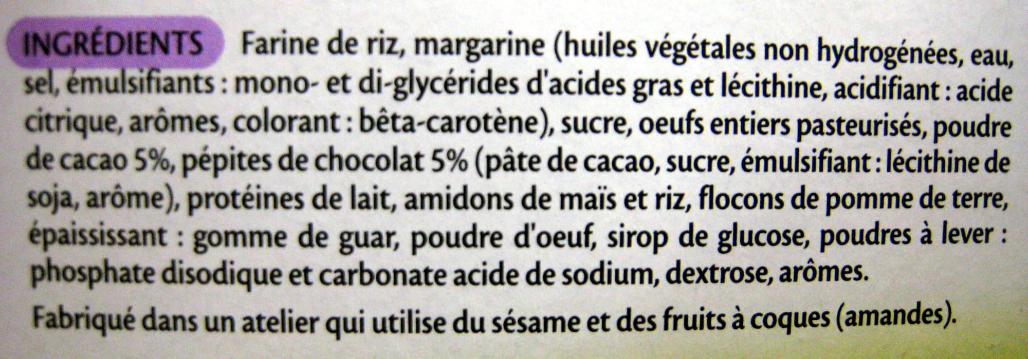 Gerblé Palets chocolat cookies de cacao sans gluten packshot