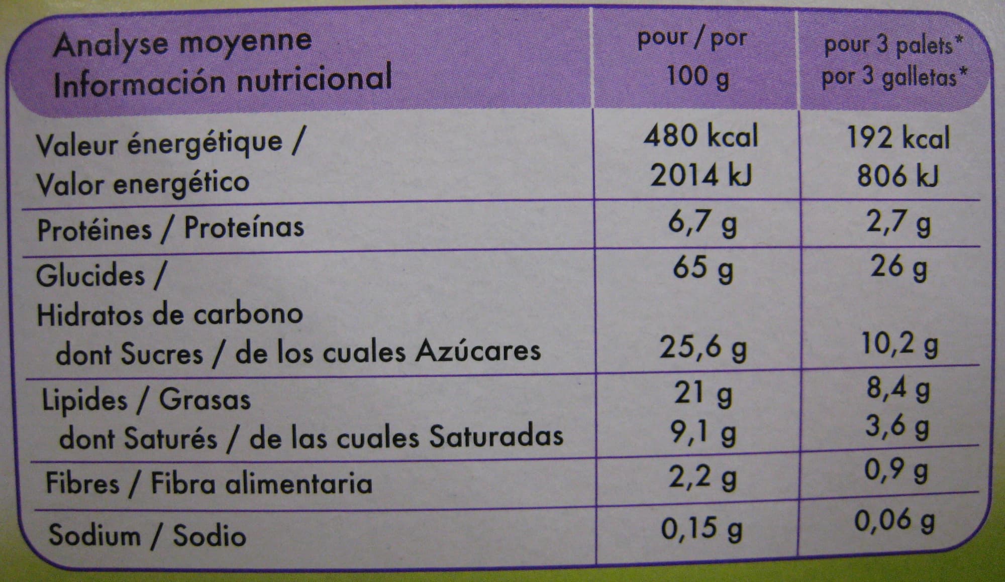 Gerblé Palets chocolat cookies de cacao sans gluten packshot