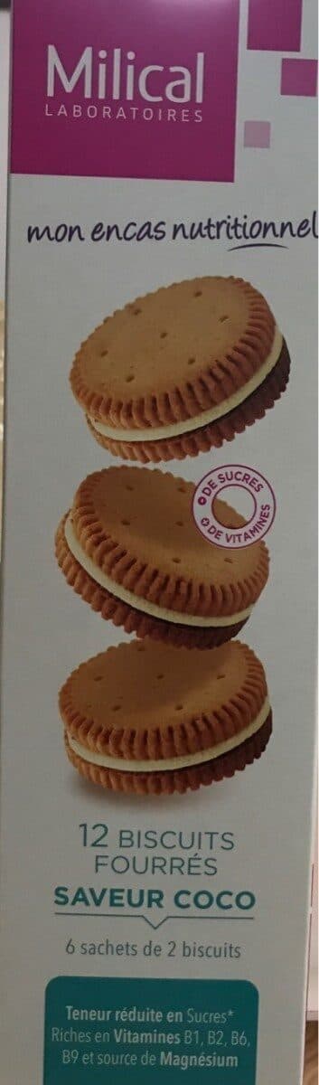 Milical Milical Nutrition Saveur Coco 12 Biscuits packshot