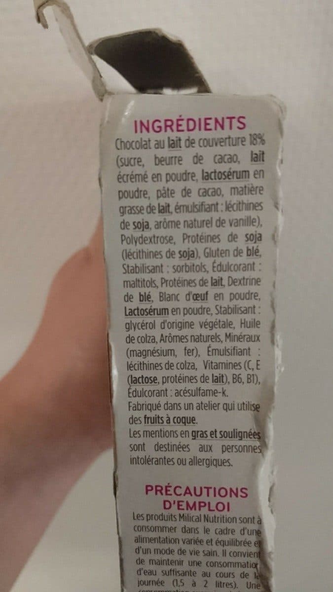 Milical Barres Milical Noix de Coco packshot