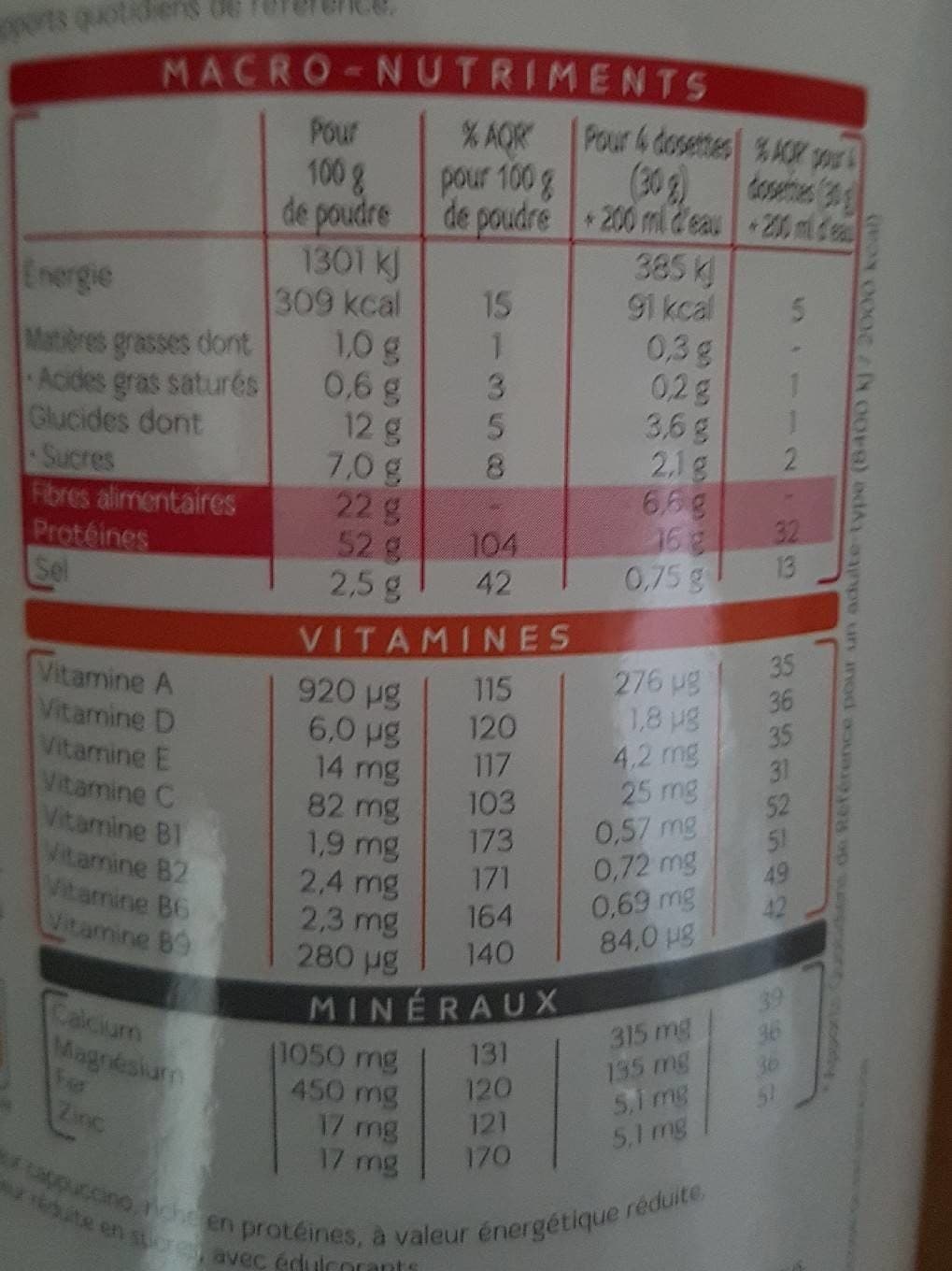 Milical Milical Hyperprotéiné Cappuccino 18 Sachets packshot