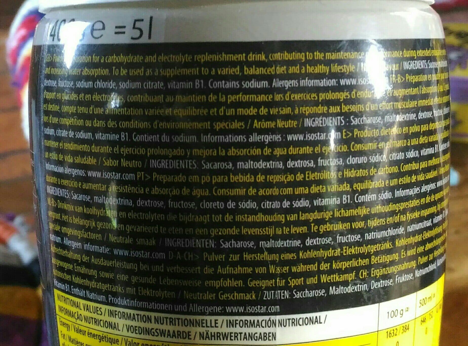 Isostar Hydrate & Perform Sensitive, Soft Flavour Frui... packshot