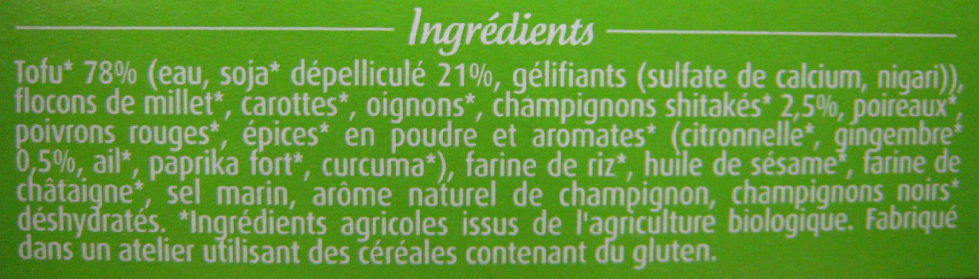 Céréal Bio Croq'Soja Champignons shitakés & gingembre packshot