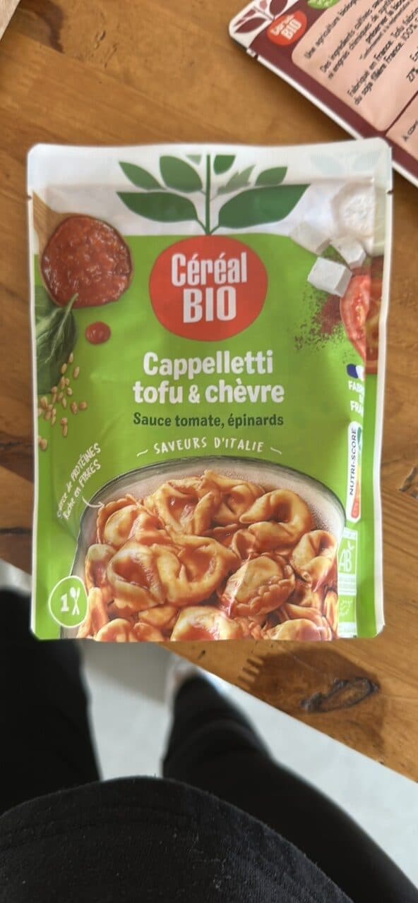 Céréal BIO Cuisiné cappelletti packshot